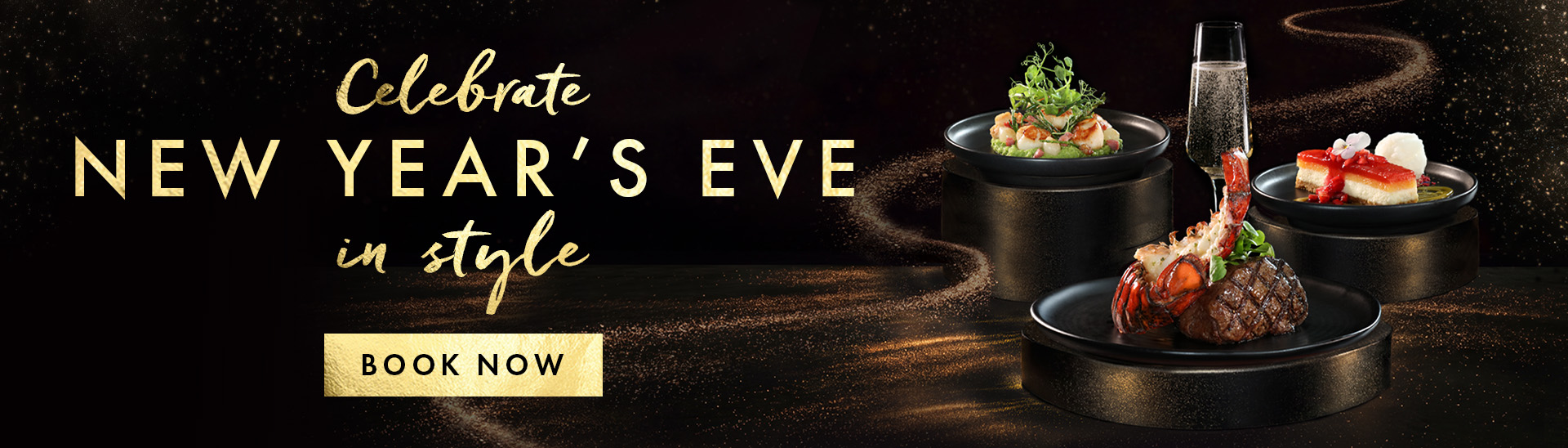 New Year's eve menu at Miller & Carter